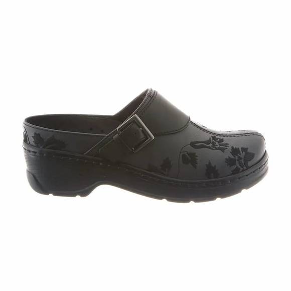 NEW KLOGS FOOTWEAR women's austin backless clog in clove black - Picture 1 of 3